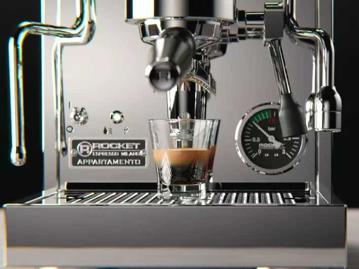 Rocket Espresso Appartamento TCA černý | Lázeňská káva